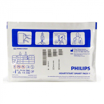 Preview: PHILIPS HeartStart FRx AED SMART Pads II Elektrodenkassette in Verpackung